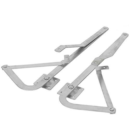 Attic Ladder Spreader Hinge Arms Replacement Counter Balance Arms Hinge Kit Compatible with Werner Mk 5, WU2210, W2208, W2210 Thick Zinc