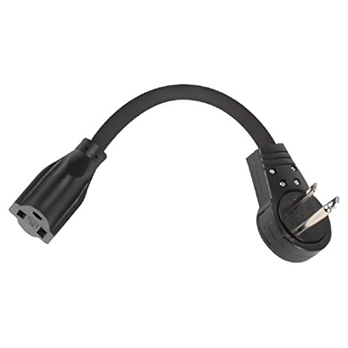 P-A000146N - 6' Extension Cord with Flat Rotating Plug - Black