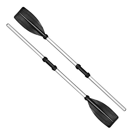 Wendysy Kayak Paddles, Boat Oars for Inflatable Boats, Adjusts from 50 to 84 Inches Aluminium Oars Kayaking Boating Oar Boat Oars Boat Accessory for Floating Outdoor Boat Water Sports