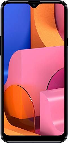 Samsung Galaxy A20S w/Triple Cameras (32GB, 3GB RAM) 6.5' Display, Snapdragon 450, 4000mAh Battery, US & Global 4G LTE GSM Unlocked A207M/DS - International Model (Black, 32GB + 64GB SD Bundle)