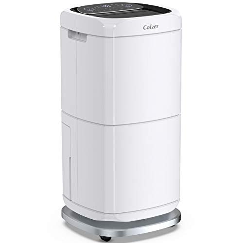 COLZER 140 Pints Commercial Dehumidifier 17 Gallons Large Capacity Dehumidifiers for Basements, Showrooms, Gallery, Storage Rooms, Warehouse, with 17-Pint Water Tank and 6.6 ft. Drain Hose