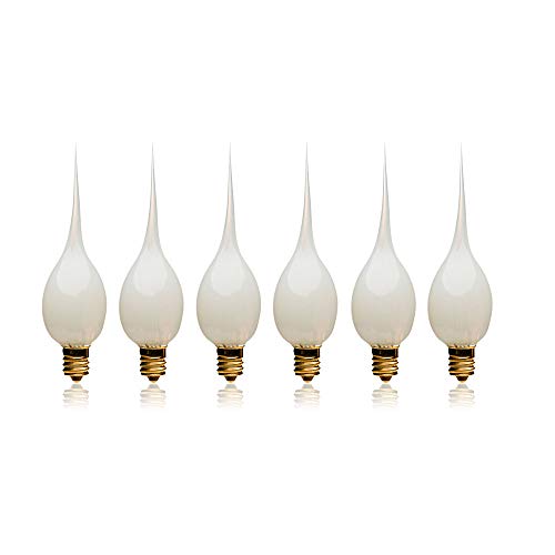 LightLady Studio, Candle Light Bulbs, Night Light Bulbs, Silicone Bulbs, 7 Watts, Pack of 6