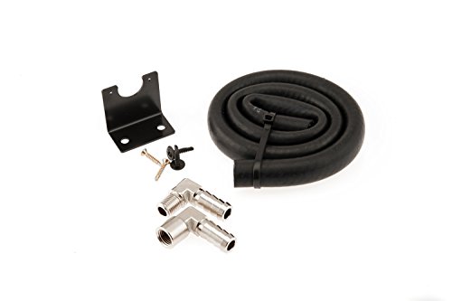 ARB 171319 Air Compressor Filter Relocation Kit Incl. 1.2m Rubber Hose Filter Mounting Bracket Plated Brass Fittings All Necessary Mounting Screws Air Compressor Filter Relocation Kit