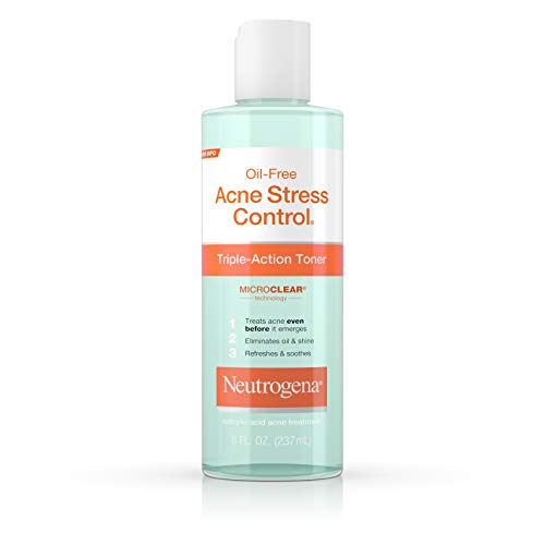 Neutrogena Oil-Free Acne Stress Control Triple-Action Toner, 8 Fl. Oz