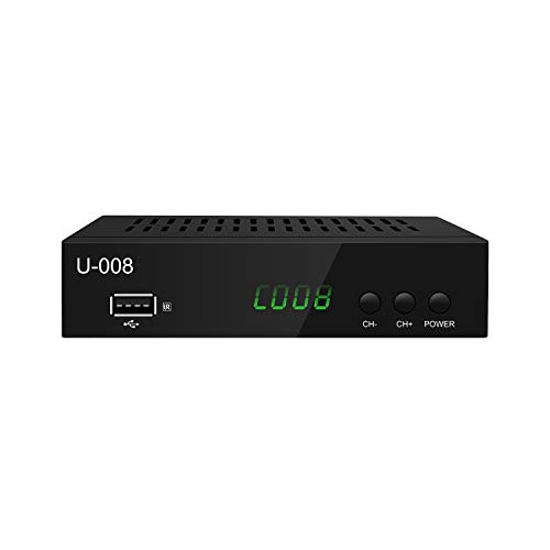 UBISHENG Digital TV Converter Box, 1080P ATSC Converter with PVR Recording&Playback, HDMI Output, TV Tuner Function
