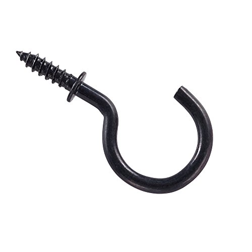 National Hardware N119-729 2023 Cup Hooks in Black, 1', 30 piece