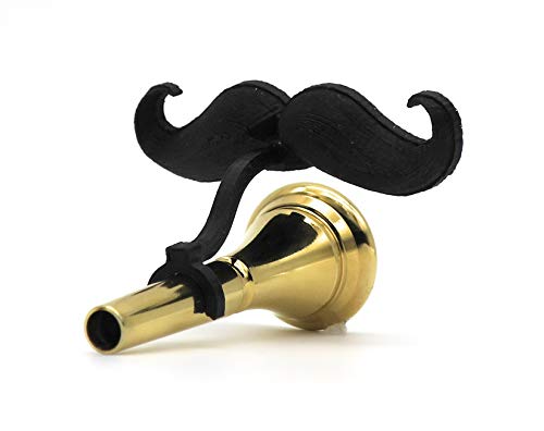 Brasstache - Clip-on Mustache for French Horn Mouthpiece