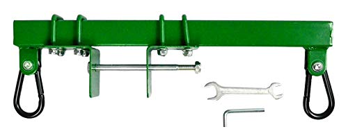 Swurfer Swingset Conversion Bracket - No Tree, No Problem, Convert Your Swingset to a Swurfset, Heavy Duty Horse Glider Bracket for Swing Set Attachment (Green)