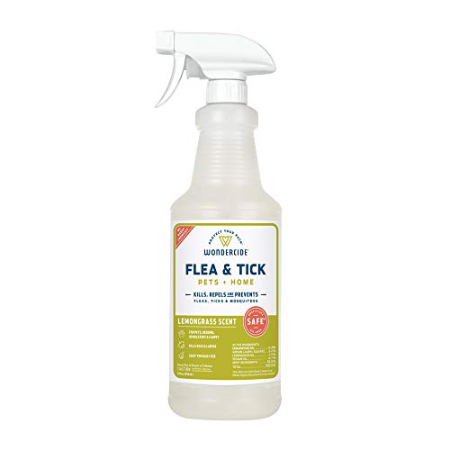 Wondercide Natural Flea & Tick Control for Pets Home - Cedar & Lemongrass - 32 oz