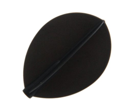 Cosmo Darts 6 Pack Fit Flight - Pear Dart Flight (Black)