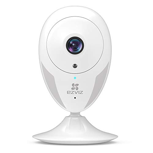 EZVIZ Indoor Security Camera 1080P, Motion Alert, Night Vision, Baby/Pet/Elder Monitoring, 135° Wide Angle, 2-Way Audio, Smart Home IPC Works with Alexa Google (CTQ2C-WH)