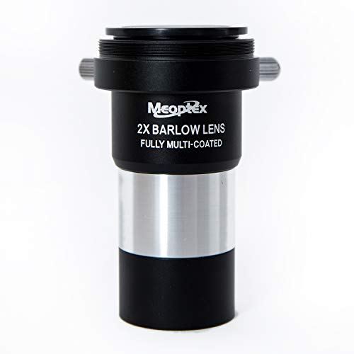 MEOPTEX 1.25' 2X Barlow Lens-2 Elements,w/M42 & Filter Thread,FMC