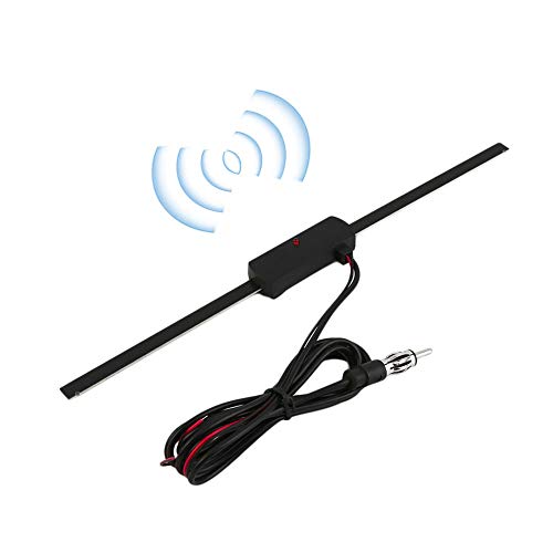 12V Car Stereo Radio, Universal Electronic Hidden Antenna FM AM Amplified Kit for Motor Vehicles, Golf carts, Boats, Motorcycles, ATV by HerMia