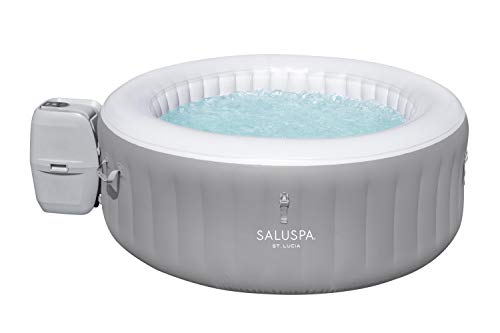 Bestway 60038E St. Lucia SaluSpa St.Lucia AirJet Inflatable Hot Tub (67' x 26'), Gray