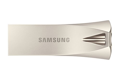 Samsung BAR Plus USB 3.1 Flash Drive 128GB - 300MB/s (MUF-128BE3/AM) - Champagne Silver