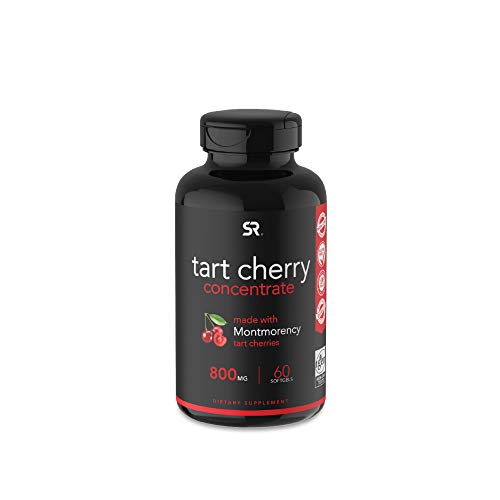 Tart Cherry Concentrate - Made from Montmorency Tart Cherries; Non-GMO & Gluten Free (60 Liquid Softgels)