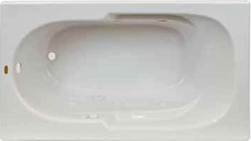 Jacuzzi J2D6036 BUX XXX Signature 60' Drop In Soaking Bathtub with Universal Dra, White