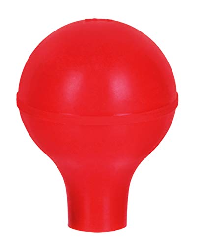 Rubber Bulb, 100ml - Pear Shaped - Heavy Weight Rubber - for use with Pipettes Measuring 0.25' - 0.30' - Eisco Labs