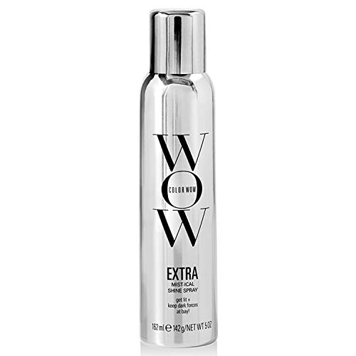 COLOR WOW Extra Mist-ical Shine Spray for All Hair Types, Thermal Protection, 5 Oz.