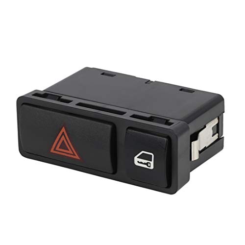 uxcell Hazard Warning Light Door Central Locking Switch for BMW E46 E53 E85 325 X5 1999-2008