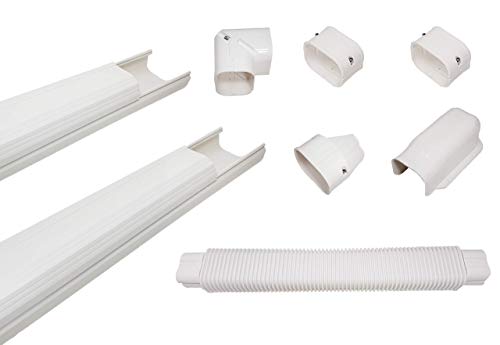 Sealproof Line Set Cover Kit for Ductless Mini Split Air Conditioners and Heat Pumps, 3' Wide, Covers up to 15 FT