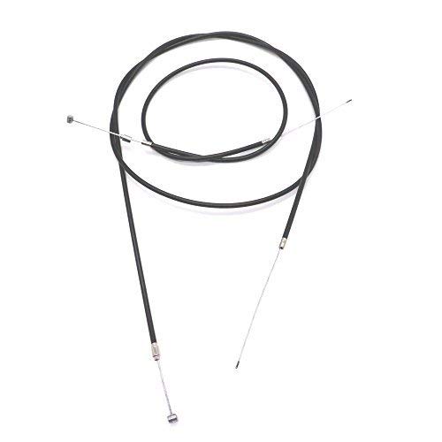 WEFOO Bicycle Brake Wire Set, 1 Pair Front and Rear Brake Cable, Black