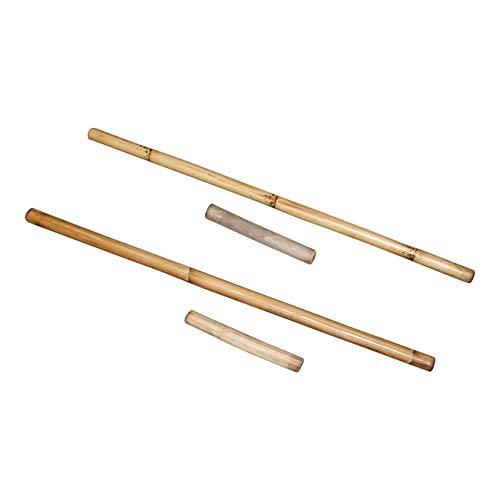 Small 24' Filipino Syatong Chato Game - 2 Wood Stick Sets: 2pc - 24' & 2pc Short larong, Pinoy