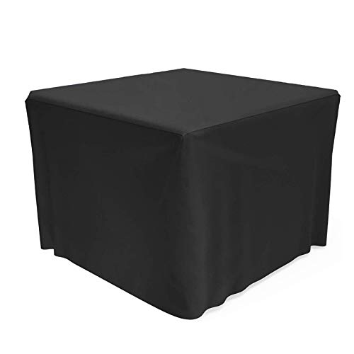 SHINESTAR 32 inch Square Fire Pit Cover, Heavy Duty Fabric with PVC Coating, Rainproof and Windproof, Fits for 28/30 / 31/32 Inch Fire Pit/Table, All-Season Protection
