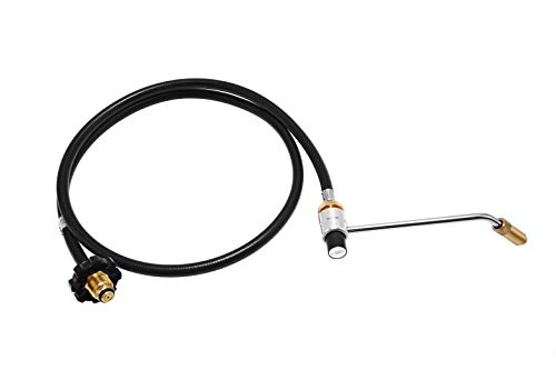 LS'BABQ 5 Ft Propane Adapter Hose 1 lb to 20 lb Converter and Gas Regulator fit for Coleman Propane Gas Stoves 5430 Grills, Gas Stove Regulator Part Connector Fitting Replacement Kit