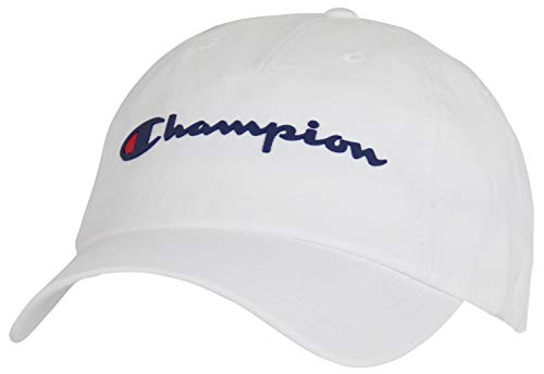 Champion Men's Ameritage Dad Adjustable Cap, white, One Size