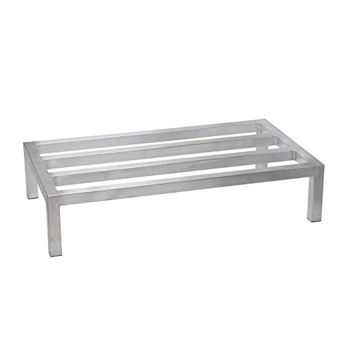 Winco 20-Inch by 60-Inch Dunnage Rack, 8-Inch High, 1200-Pound Capacity