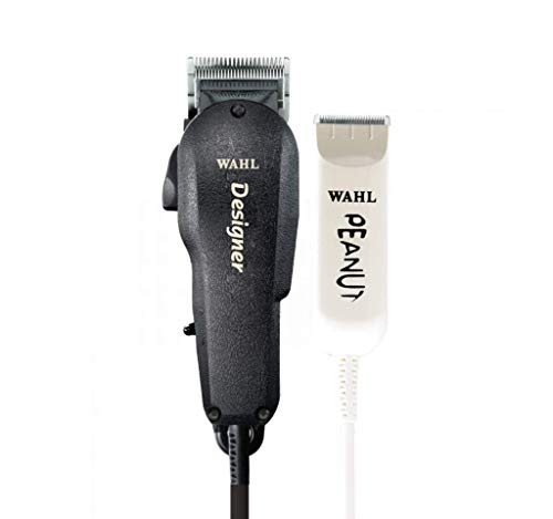Wahl Professional All Star Clipper/Trimmer Combo #8331 Features Designer Clip and Peanut Trimmer Includes Accessories