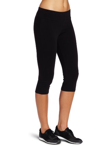 Spalding Women's Essential Capri Legging, Black, Large