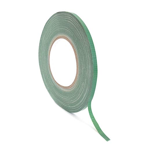 Floral Tape Green, Flower Wrap Adhesive Waterproof Tape for Bouquets by Royal Imports 0.25' - 1 Roll