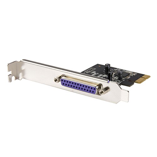 StarTech.com 1 Port PCI Express Dual Profile Parallel Adapter Card - SPP/EPP/ECP - 1x DB25 IEEE 1284 PCIe Parallel Card (PEX1P)