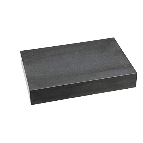 HHIP 4401-1812 Black Granite Surface Plate, Grade A, Ledge 0, 18' Length x 12' Width x 3' Height, +/000050' Accuracy, 80 lb. Weight