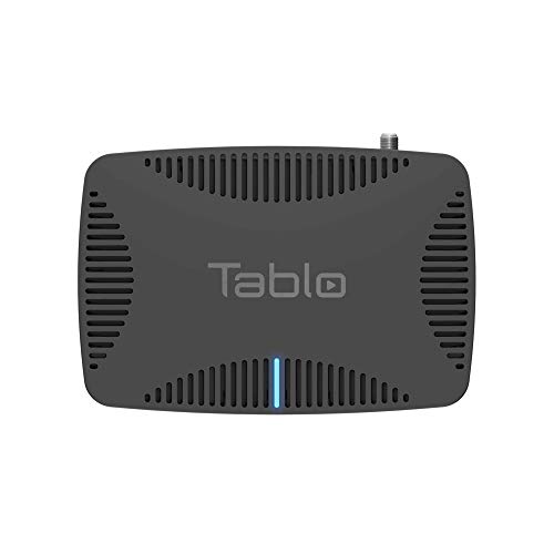 Tablo Quad [TQNS4B-01-CN] Over-The-Air [OTA] Digital Video Recorder [DVR] for Cord Cutters - with WiFi, Live TV Streaming, & Automatic Commercial Skip, Black