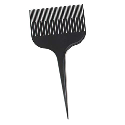 Amagogo Hair Coloring Comb Sectioning Highlight Comb Professional Weave Weaving Comb Hair Dye Styling Tool for Hair Coloring Highlighting - Black