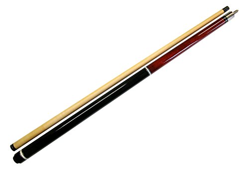 Iszy Billiards 58' - 2 PCE Break Pool Cue - Billiard Stick Hardwood Canadian Maple 23 Ounce Red, Red - Black (B-Break-2-23oz)