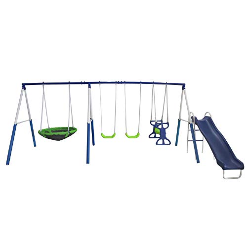 XDP Recreation All Star Outdoor Playground Backyard Kids Toddler Play/Swing Set