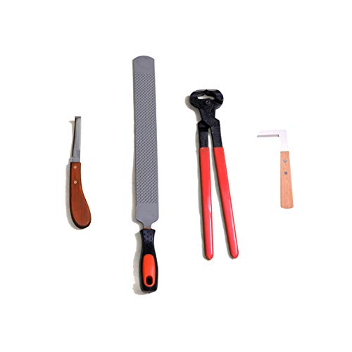 YANDEX Horse Farrier Tools, Horses Hoof Trimmers Tools, Equine Metal Shears Hoof Nipper Cutter Handle Knife Tools Suitable for Horses, Goats, Donkeys and Medium Large Animals.