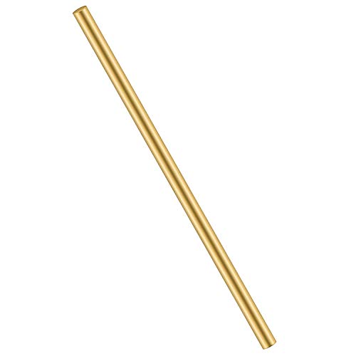 1/2 Inch Brass Round Rod, Favordrory 1PCS Brass Round Rods Lathe Bar Stock, 1/2 Inch in Diameter 12 Inch in Length