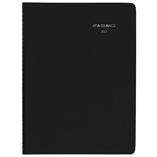 2021 Weekly Appointment Book & Planner by AT-A-GLANCE, 8' x 11', Large, DayMinder, Black (G5200021)