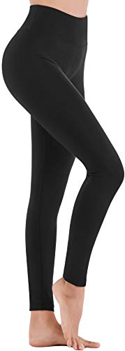 IUGA High Waisted Leggings for Women Workout Leggings with Inner Pocket Yoga Pants for Women Black