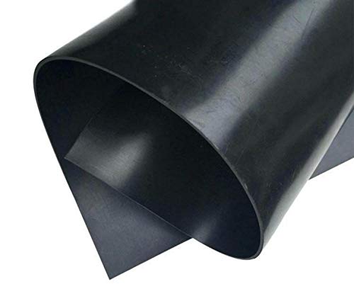 Rubber Sheet Warehouse .125' (1/8') Thick x 6' Wide x 50' long -Neoprene Rubber Strip Commercial Grade 65A, Smooth Finish, Solid Rubber, Perfect for Weather Stripping, Gasket, Costume & DIY Projects …