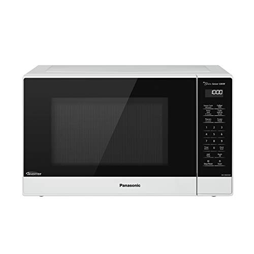 Panasonic Compact Microwave Oven with 1200 Watts of Cooking Power, Sensor Cooking, Popcorn Button, Quick 30sec and Turbo Defrost - NN-SN65KW - 1.2 cu. ft (White)