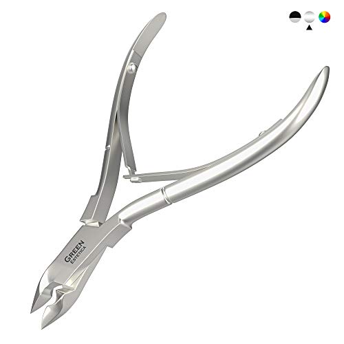 Premium Cuticle Trimmer Stainless Steel Nipper – Sharp Blades with Double Spring – Manicure Pedicure Tool for Home and Salon