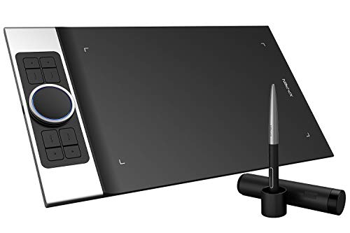 XP-PEN Deco Pro Medium Graphics Drawing Tablet Ultrathin Digital Pen Tablet with Tilt Function Double Wheel and 8 Shortcut Keys 8192 Levels Pressure 11x6 Inch Working Area