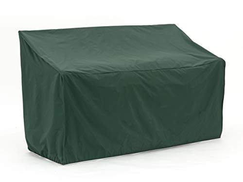 Covermates – Outdoor Patio Glider Cover – 66W x 34D x 38H – Classic – 12-Gauge Vinyl – Polyester Lining – Elastic Hem for Secure Fit – Weather Resistant - Green