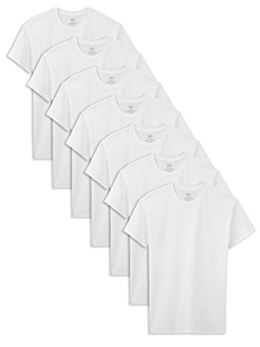 Fruit of the Loom Boys' Cotton White T Shirt, ice, M